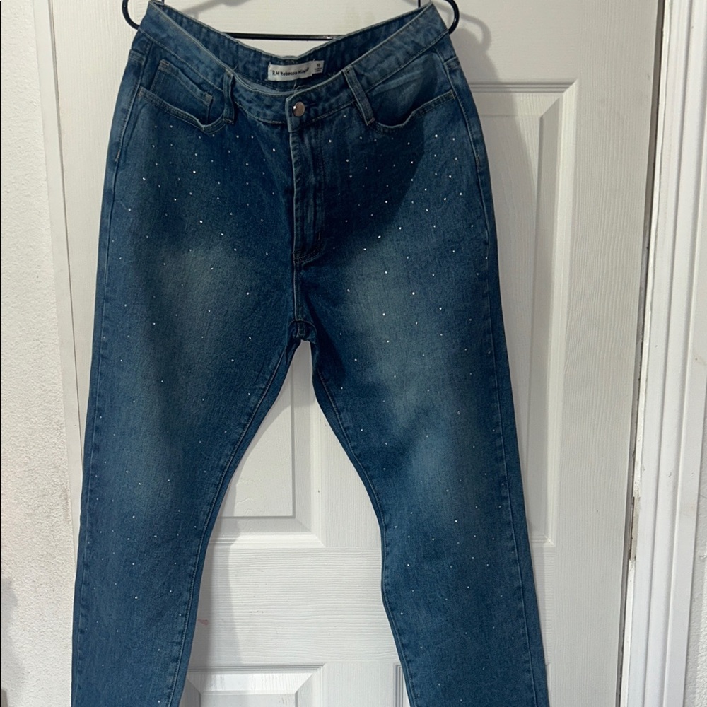 Rebecca Minkoff Dark Blue Straight Leg Jeans